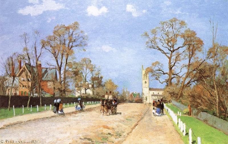 Camille Pissarro Road Germany oil painting art